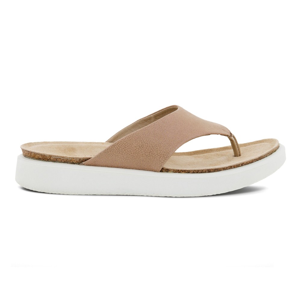 Sandalias Mujer - ECCO Corksphere Thong - Kaki - NUG501296